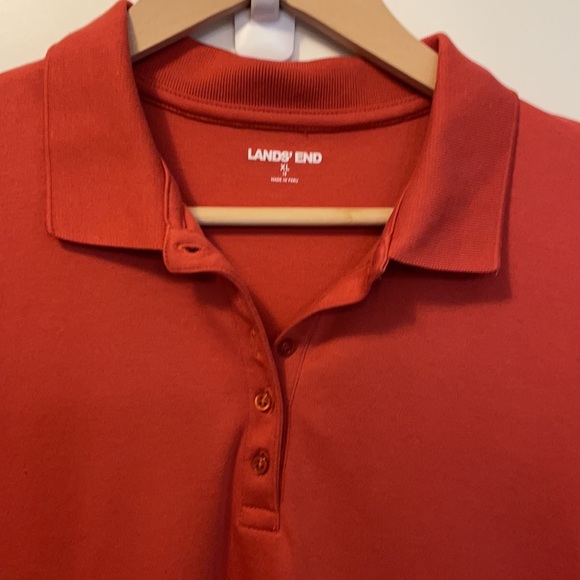 Lands End Boys Polo Shirt (2) Size XL 18 - Picture 4 of 15